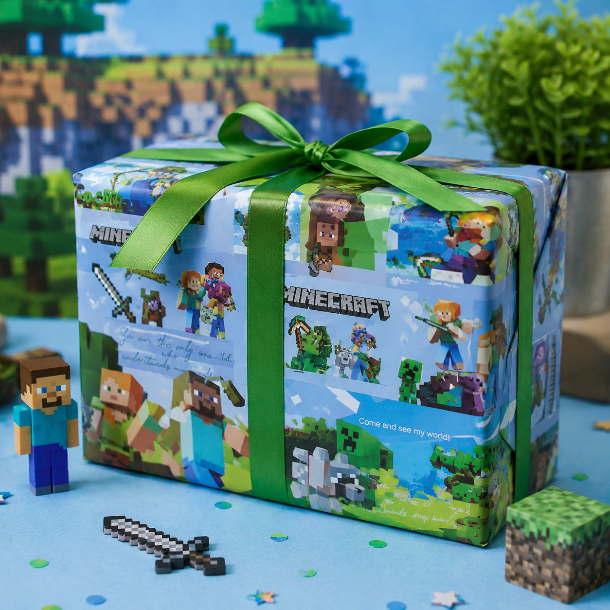 Minecraft - Gift Wrapping Paper | Set of 10pcs