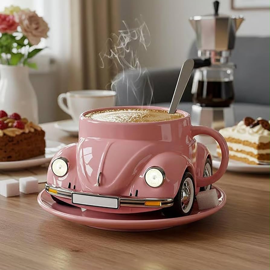 Car shaped Coffee Mug - Stainless Steel