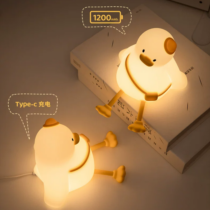 Happy Duck - Silicone Night Lamp