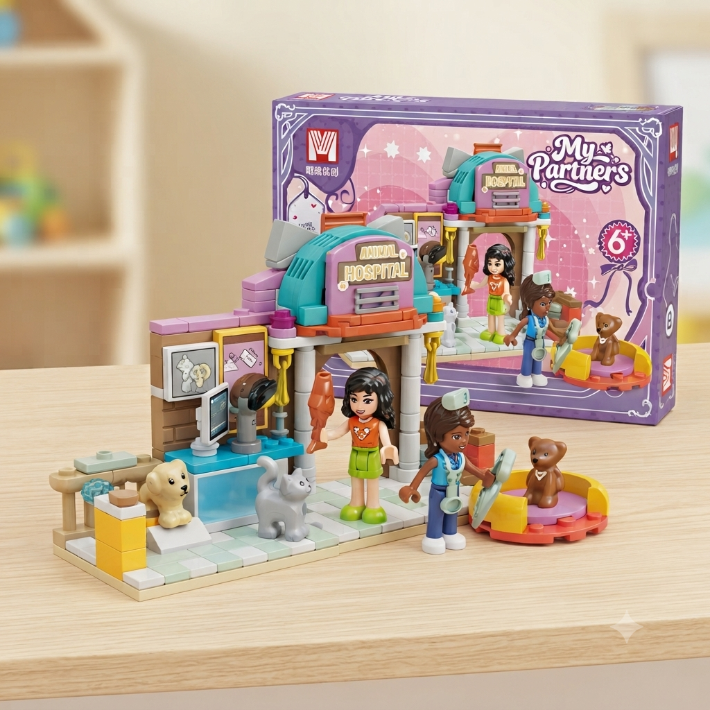 My Partners - DIY Pet Clinic Building Block Set