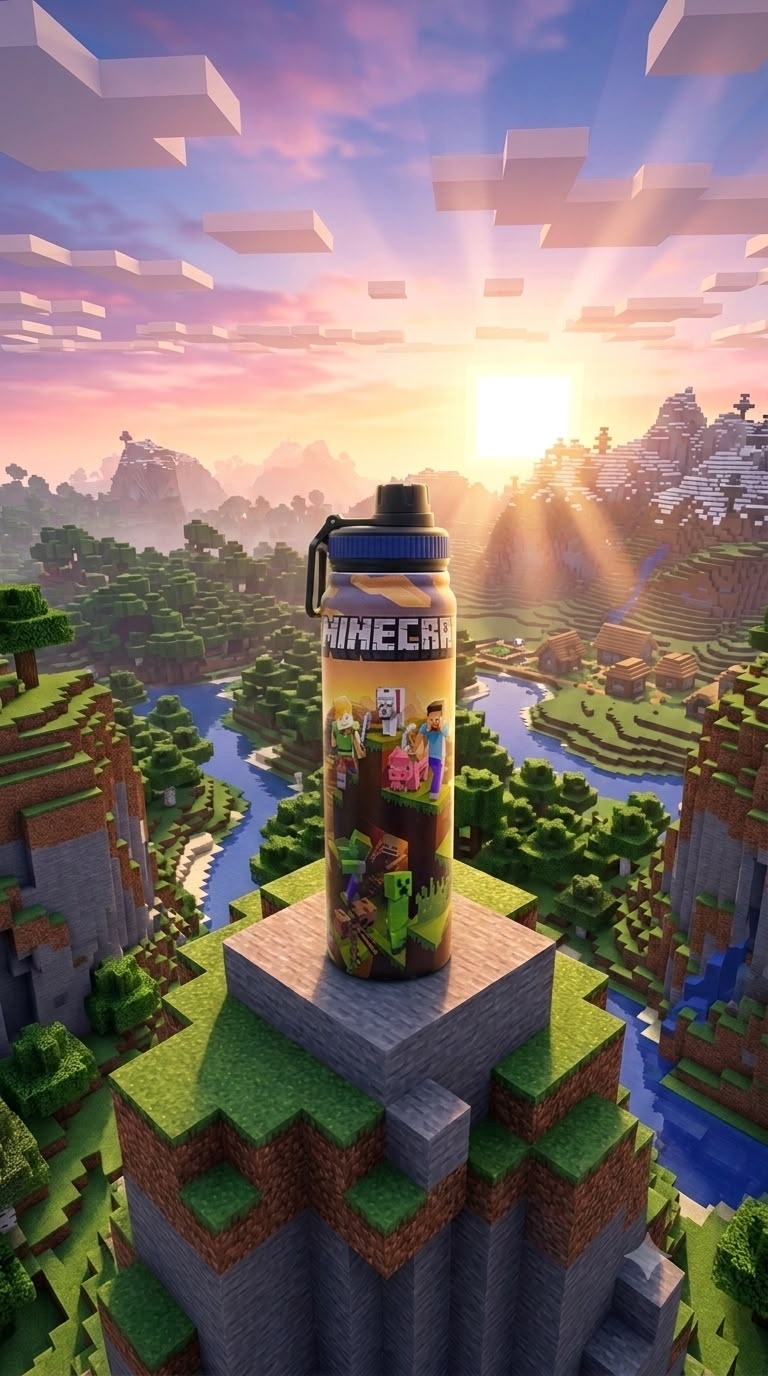 Minecraft - 800ml | Insulated Sports Bottle