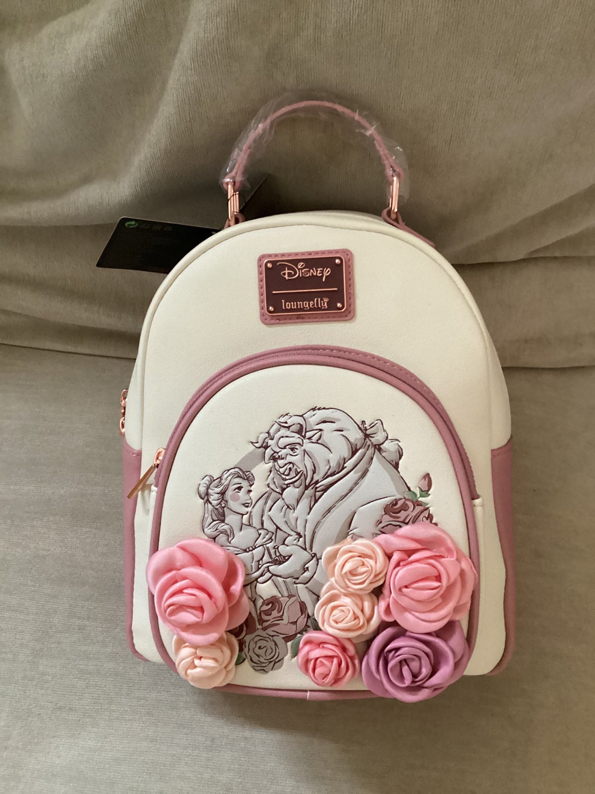 Loungefly - Disney Beauty and Beast Floral | Luxury Backpacks