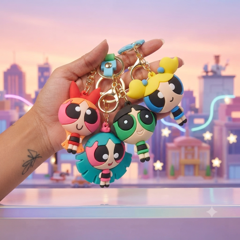 3D Silicone Keychain