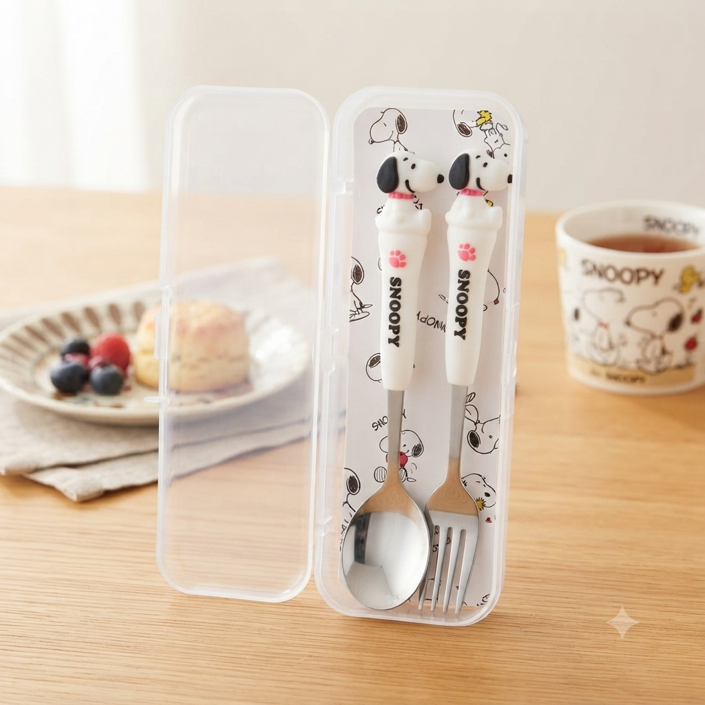 Snoopy Cutlery Set - 2pcs