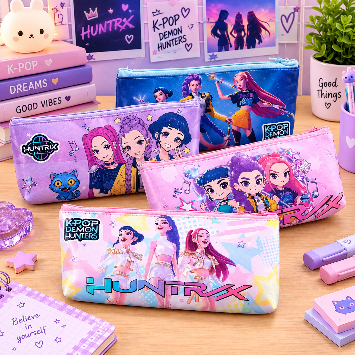 K-Pop - Huntrix - Zipper Pencil Pouch