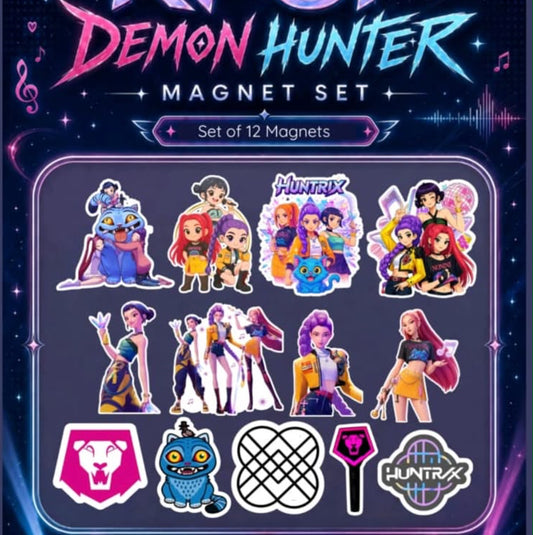 K-pop Huntrix Magnet Set | 12pcs
