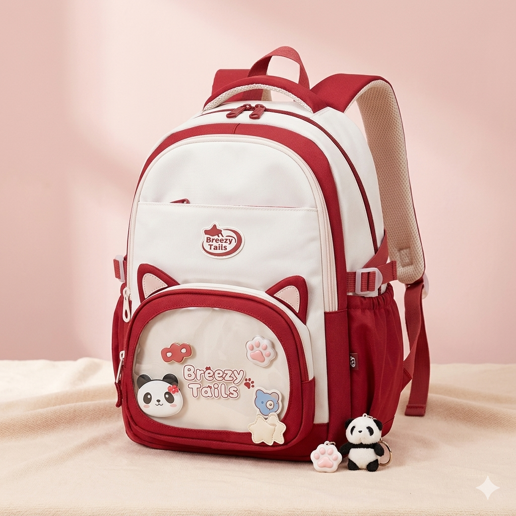 Cute Cat Ears Kids Backpack