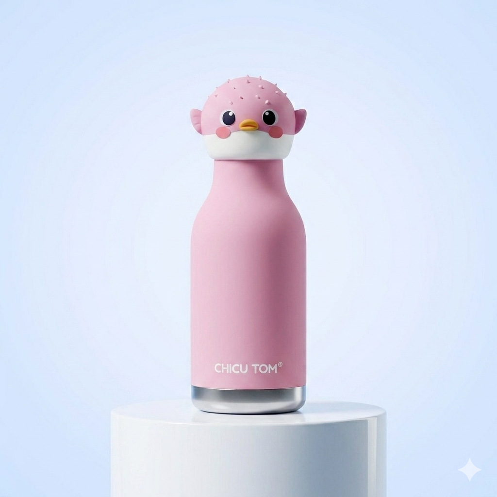 Chicu Tom - 3D Animal Steel Bottle
