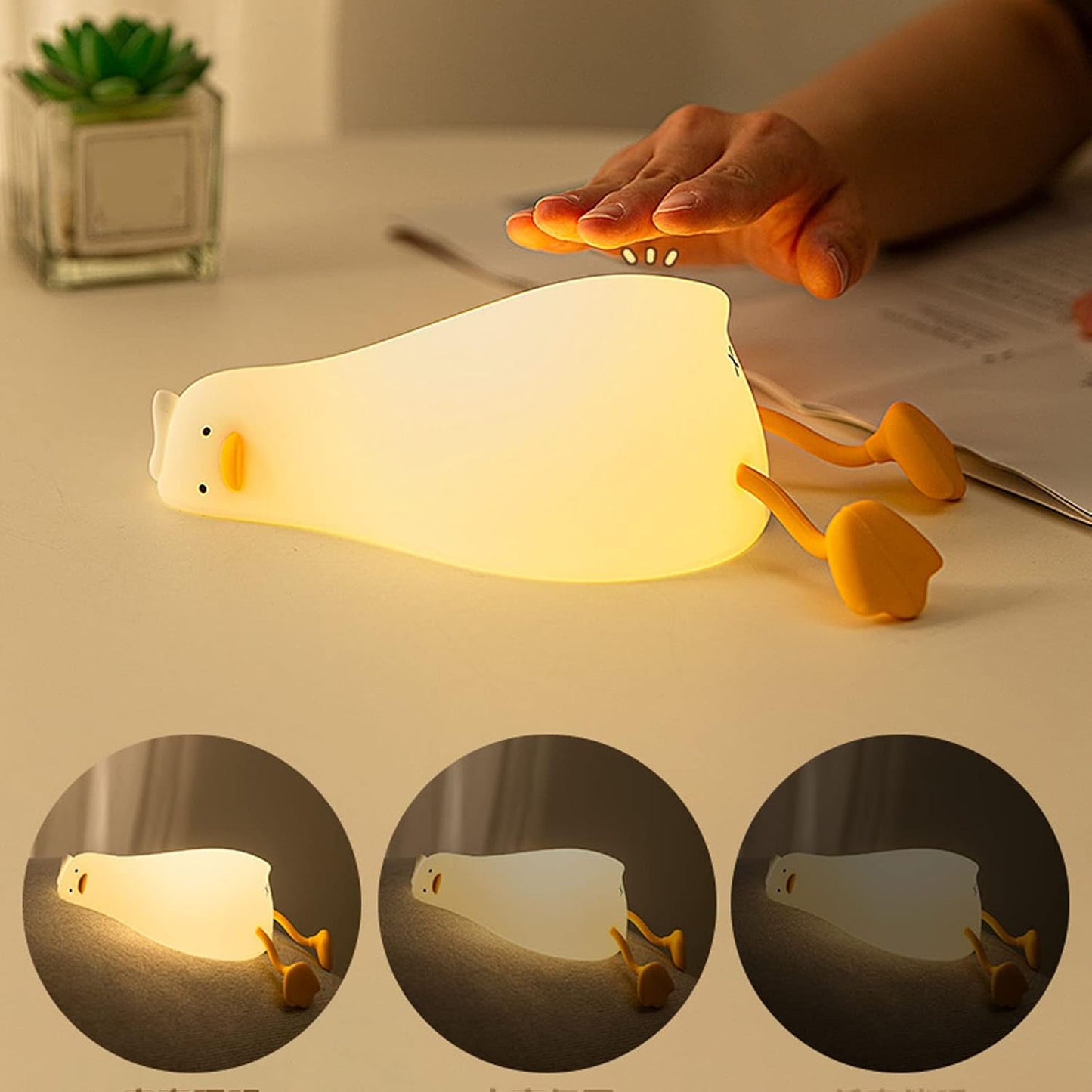 Sleeping Duck - Silicone Night Lamp