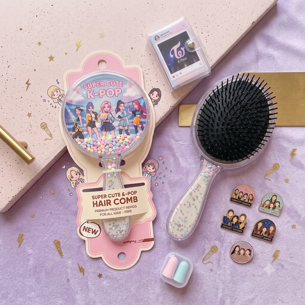 K-Pop Stylist Glitter Comb | 1pcs