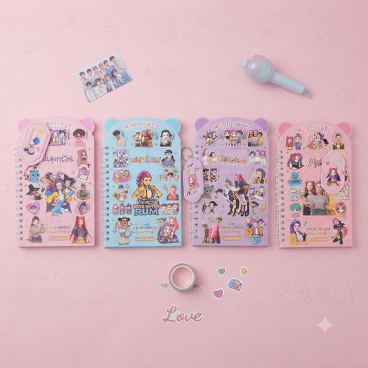 K-Pop Demon Hunters - Spiral Sticker Book