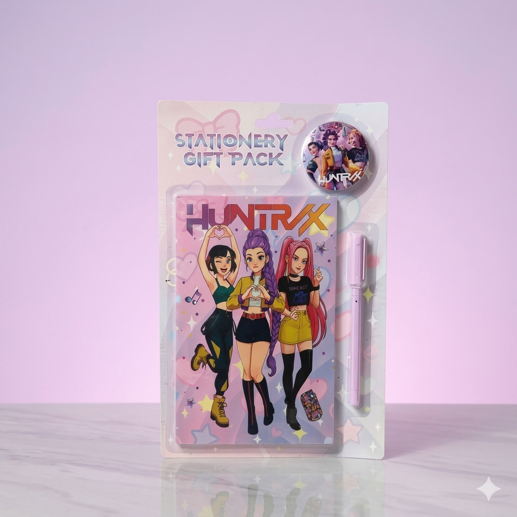 K-Pop - Demon Hunters Stationary Gift Set Pack