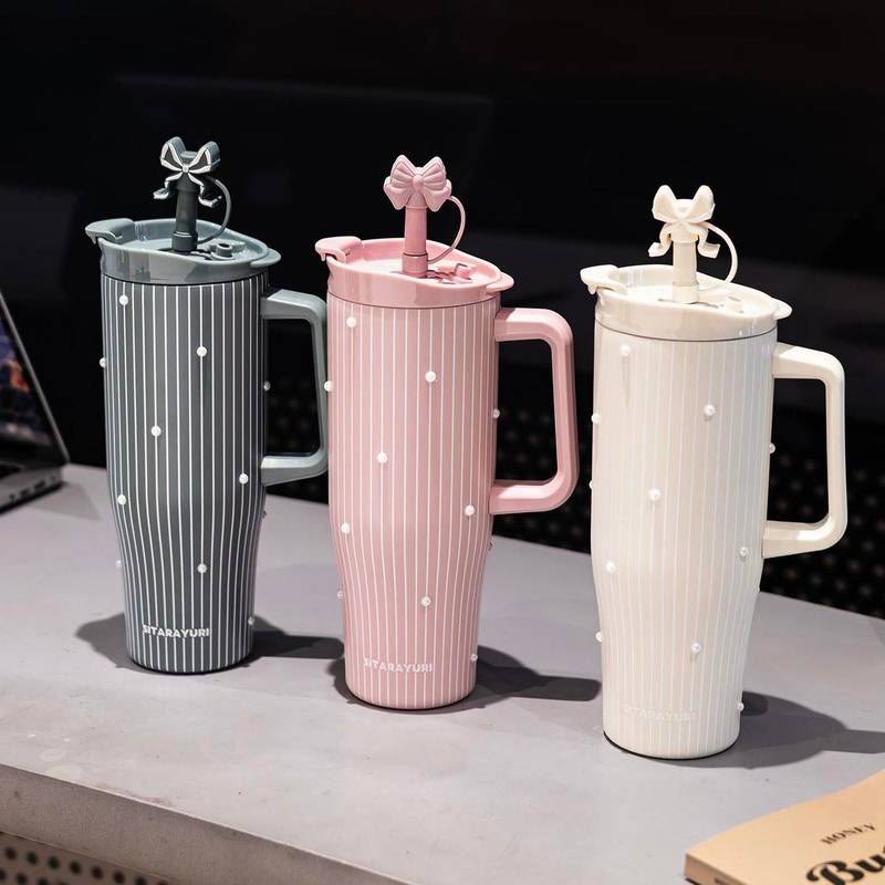 Sitarayuri - Pearl & Stripe Tumbler | 40oz