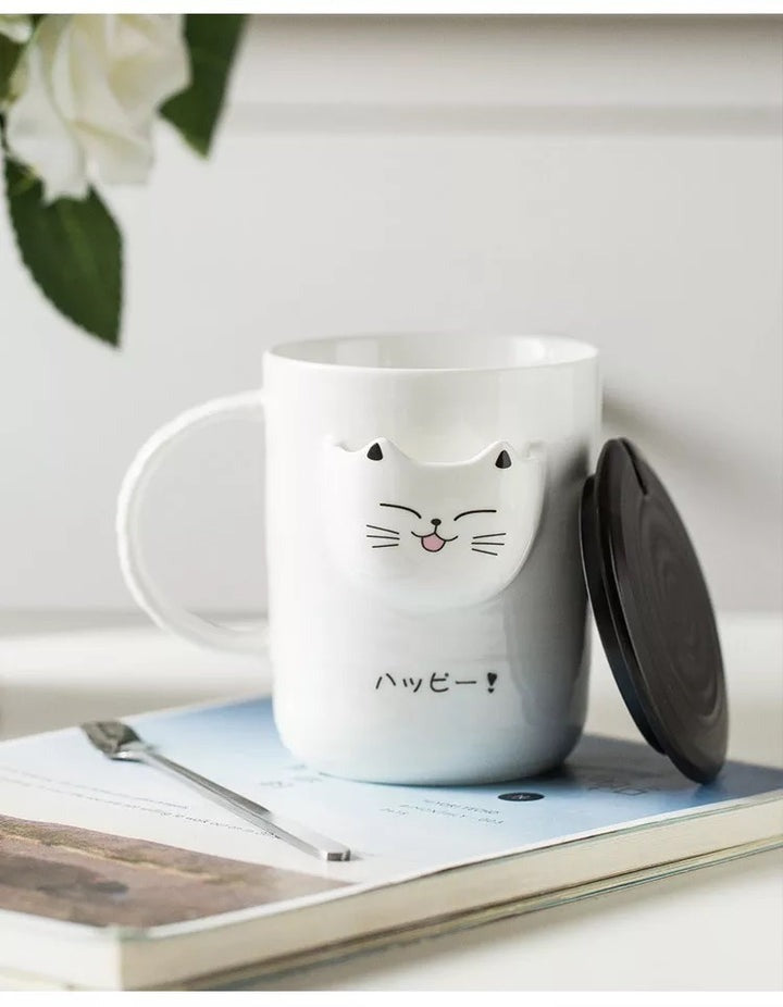 Cute Cat Ceramic Mug