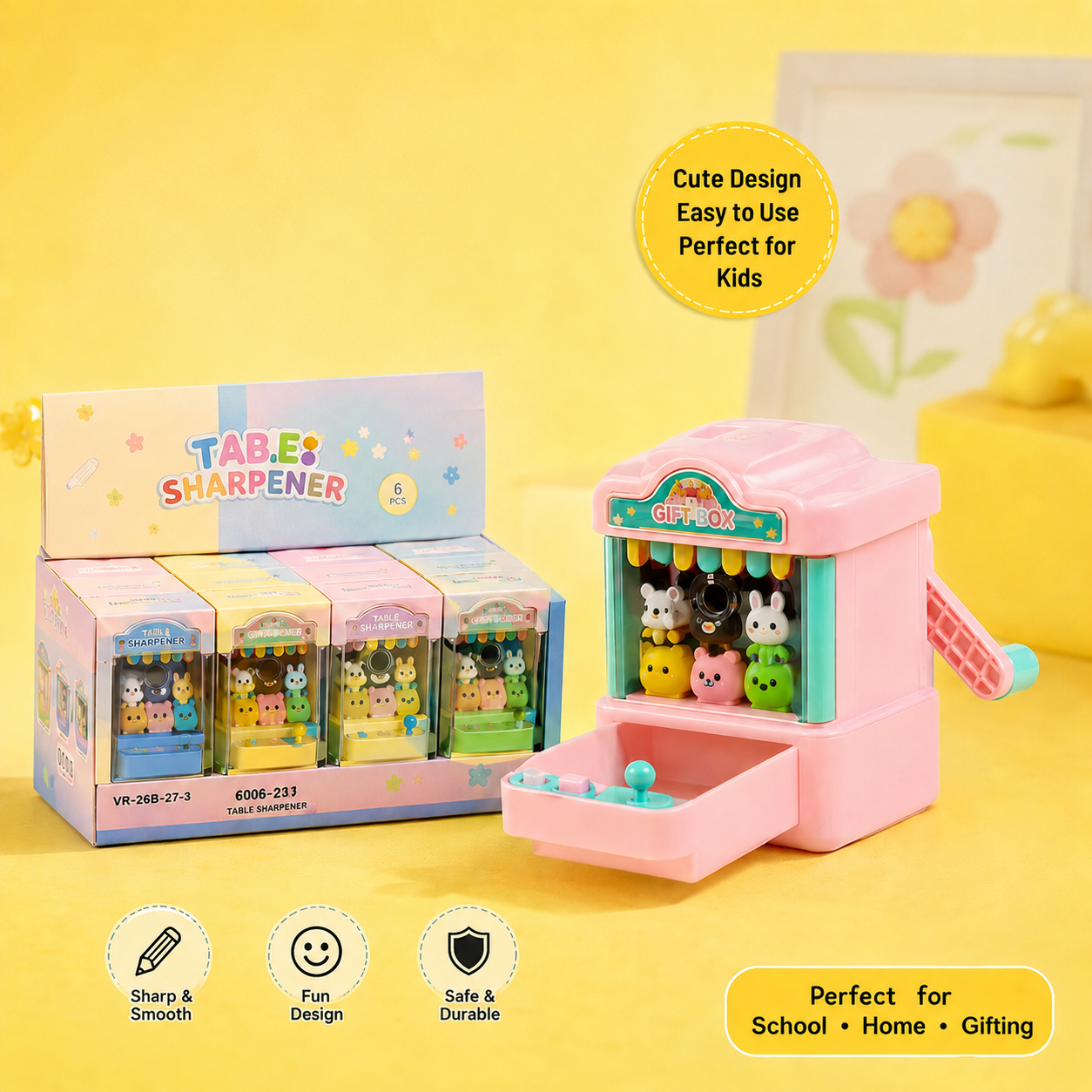 Claw Machine - Big Table Sharpener