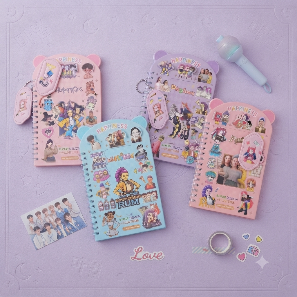 K-Pop Demon Hunters - Spiral Sticker Book