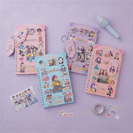K-Pop Demon Hunters - Spiral Sticker Book