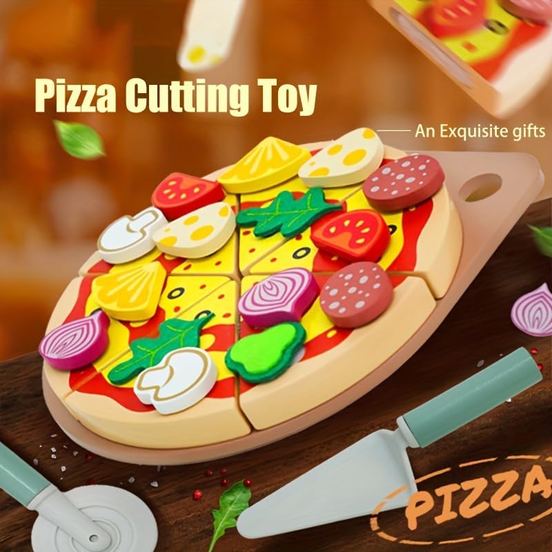 Wooden Pizza Time For children