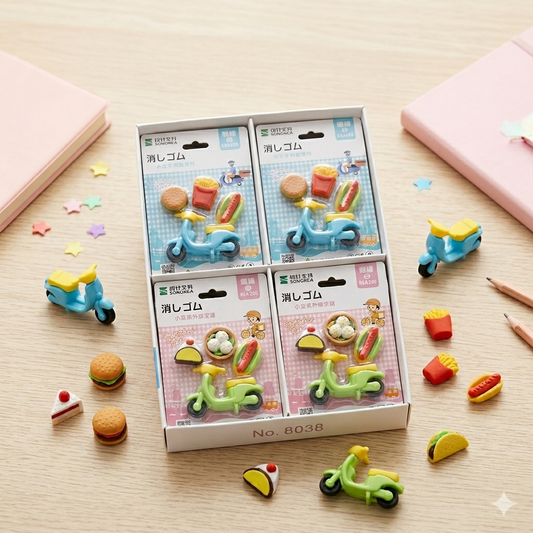 DIY Erasers - Scooter Delivery Set