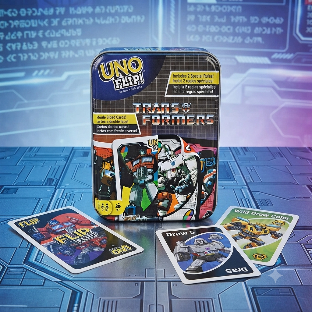 Transformers Uno Card Game – Special Edition Tin