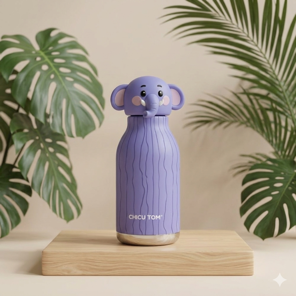 Chicu Tom - 3D Animal Steel Bottle