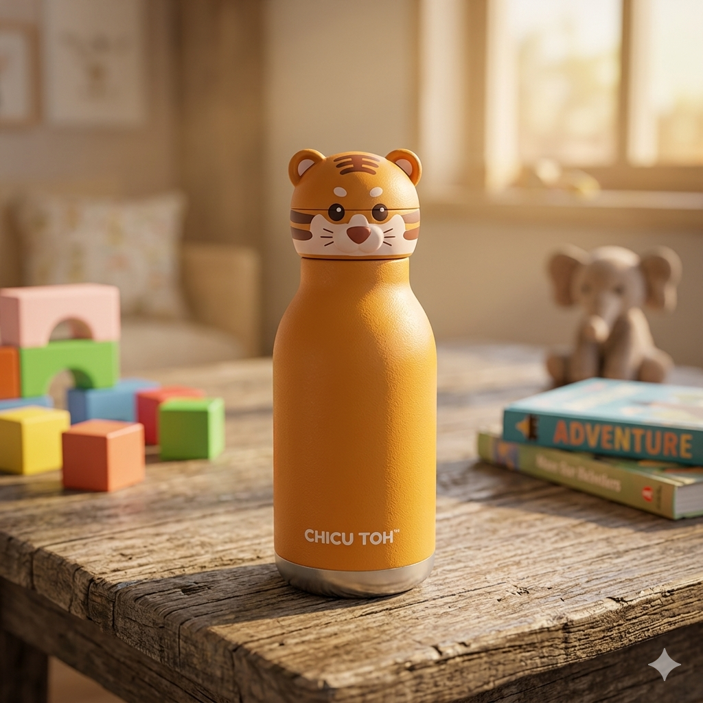 Chicu Tom - 3D Animal Steel Bottle