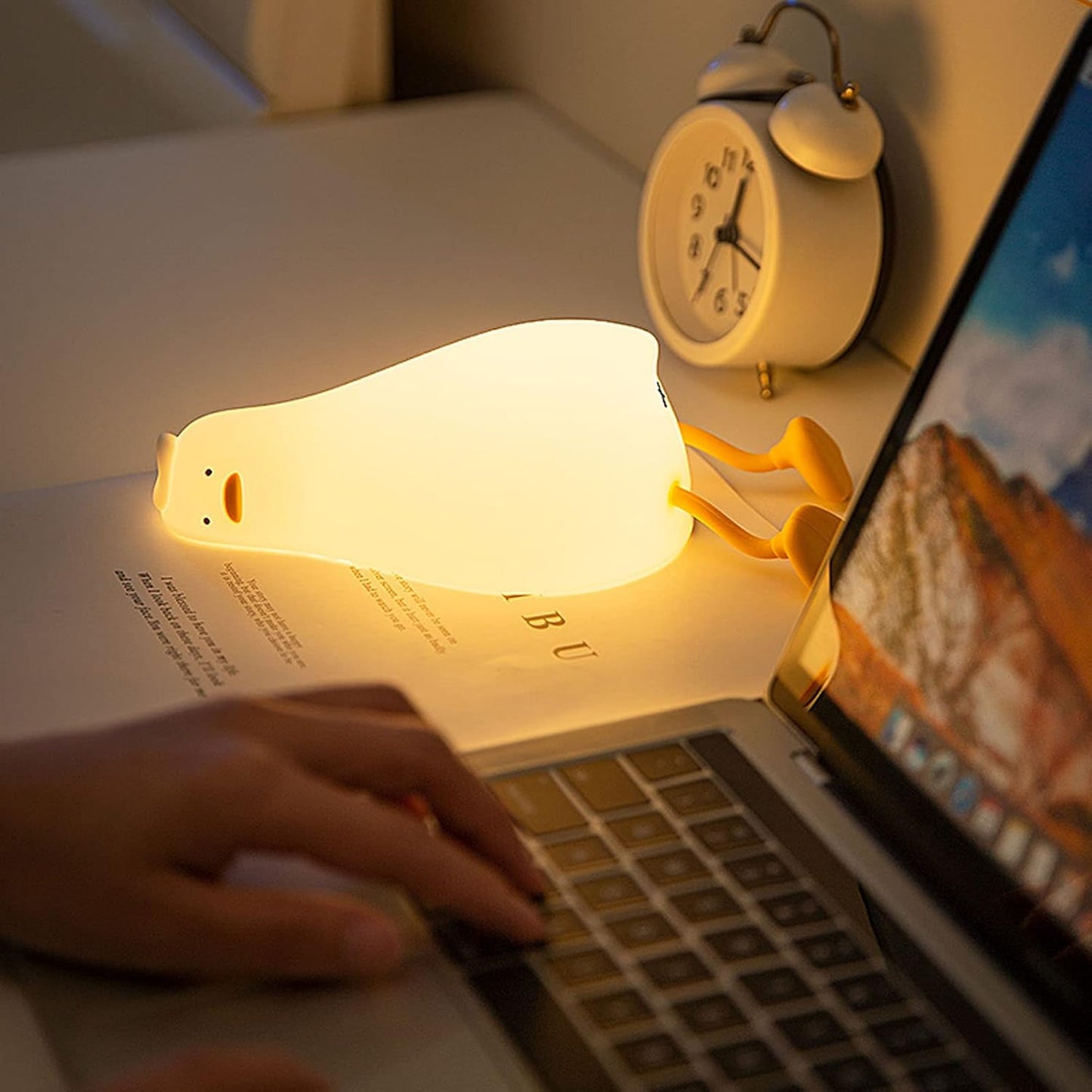 Sleeping Duck - Silicone Night Lamp