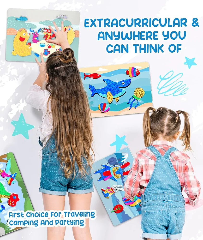 Foil Art Ocean World & Animals | Peel & Press Fun