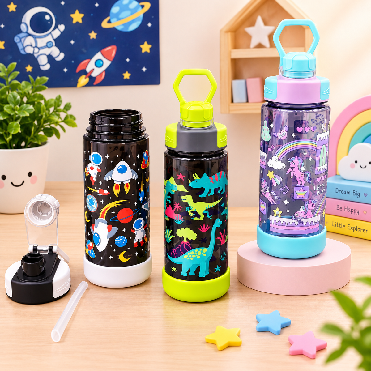 Cute Character Plastic Bottle