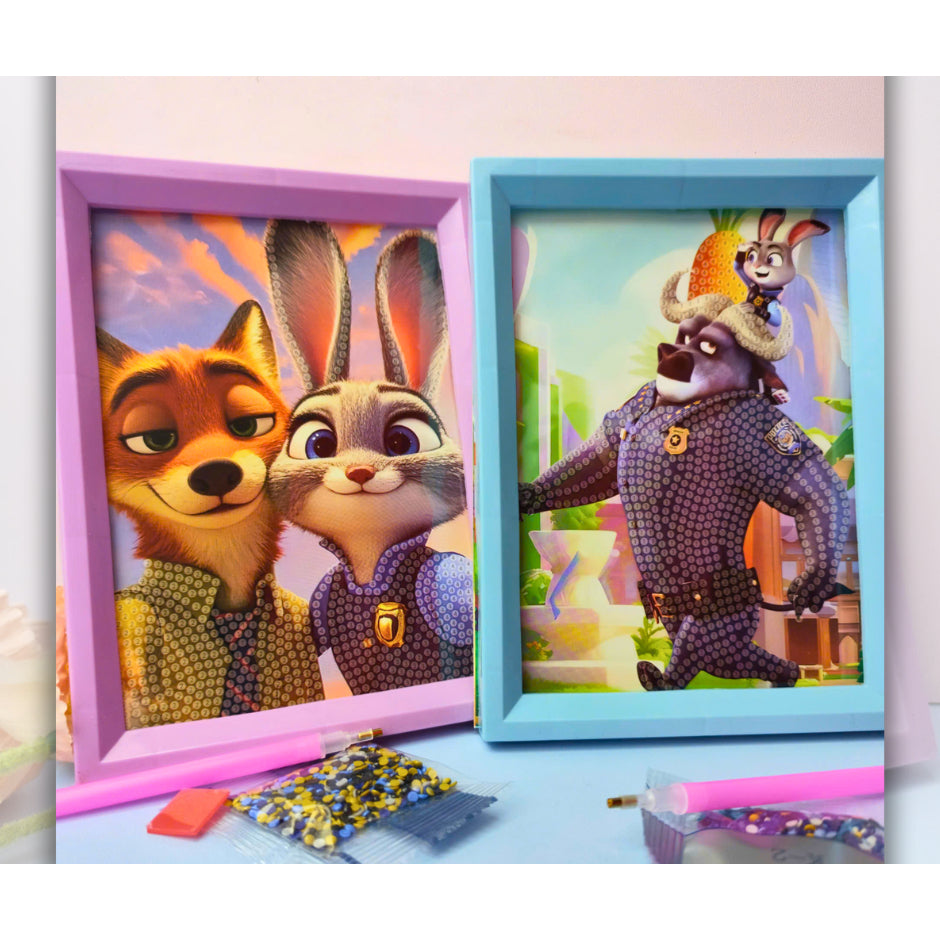 Zootopia - DIY Sparkling Diamond Painting Kits | 1pcs