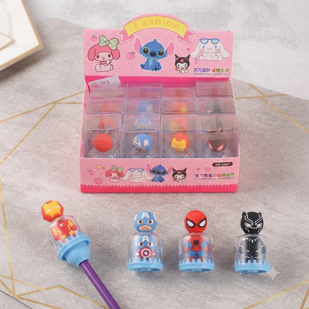 Avengers - Dual Sharpener With Eraser