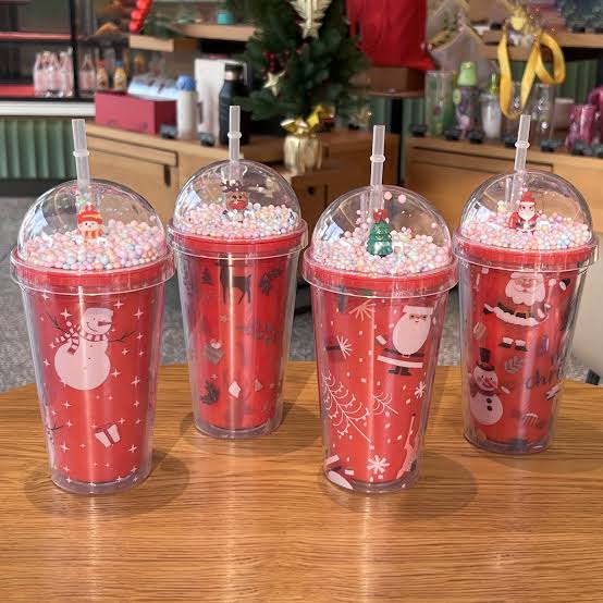Christmas Acrylic Sippers