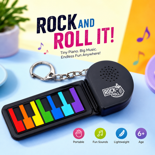 Mini Music- Roll up Piano Keychain