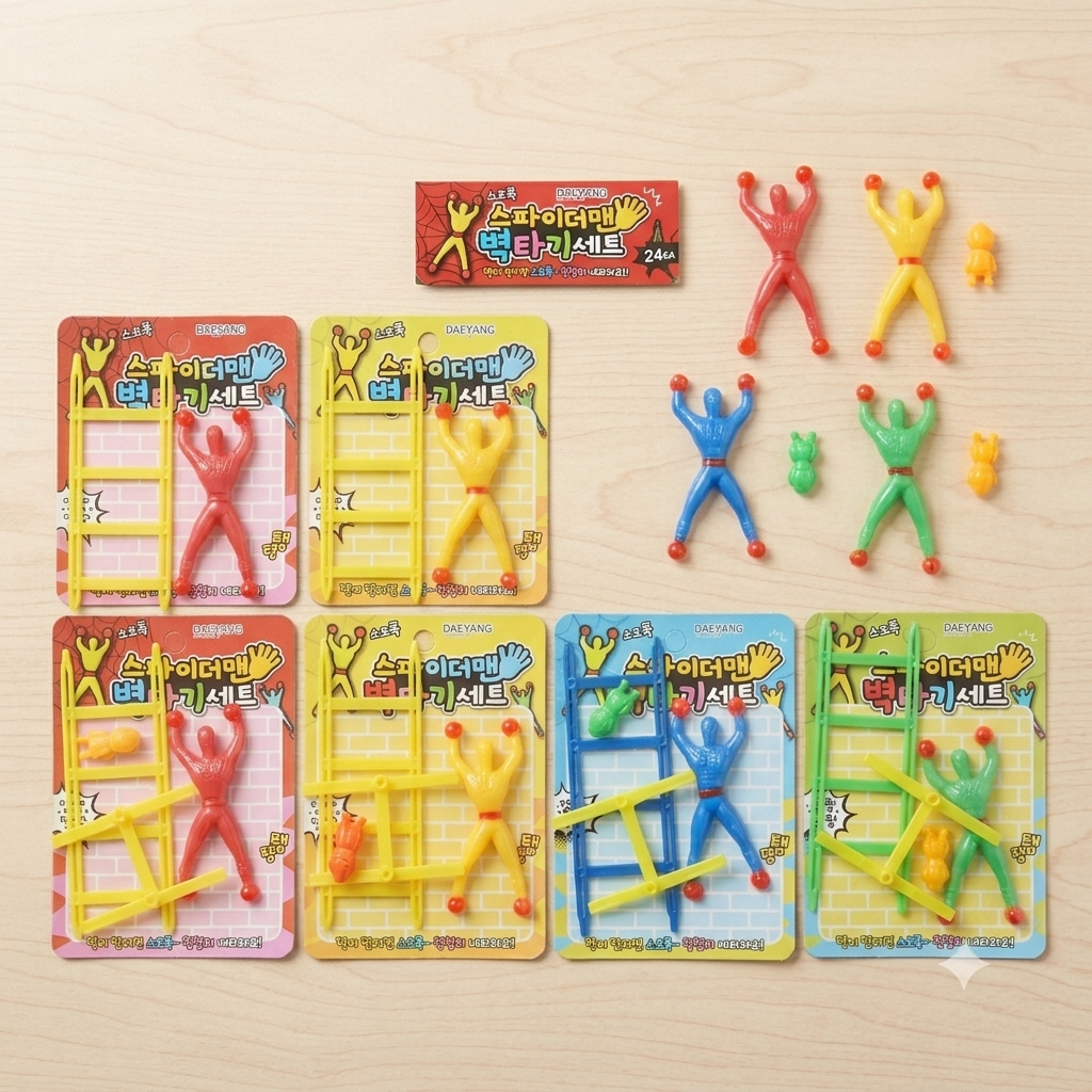 Wall Climbing Spider Toy with Ladder Tracks