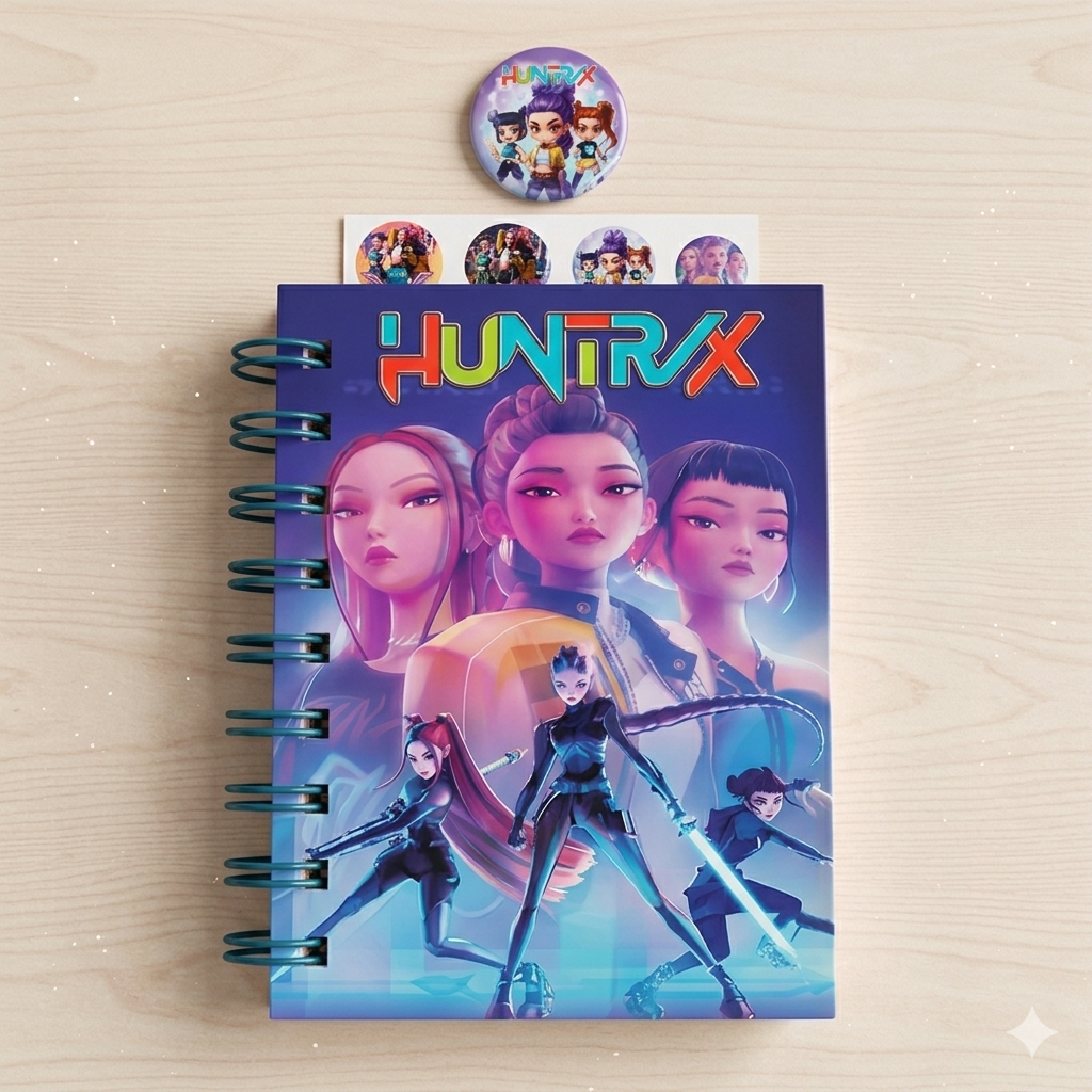 K-Pop - Demon Hunter Anime A5 Spiral Diary