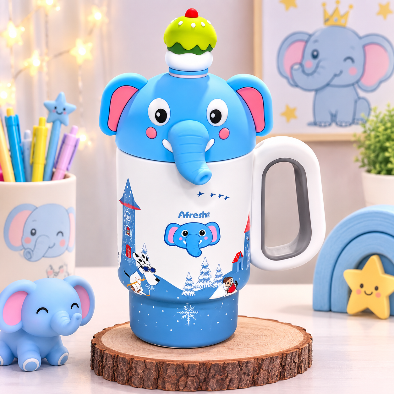 Afresh - Elephant Insulated 3D Tumbler
