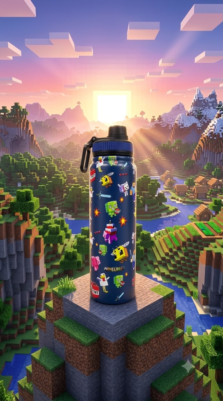Minecraft - 800ml | Insulated Sports Bottle