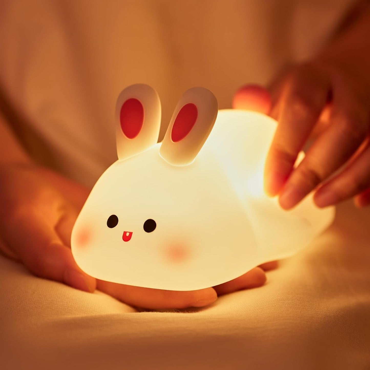Cute Rabbit - Silicone Night Lamp