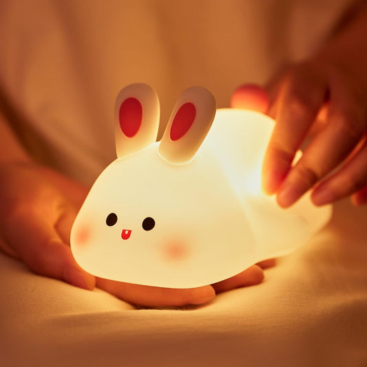 Cute Rabbit - Silicone Night Lamp