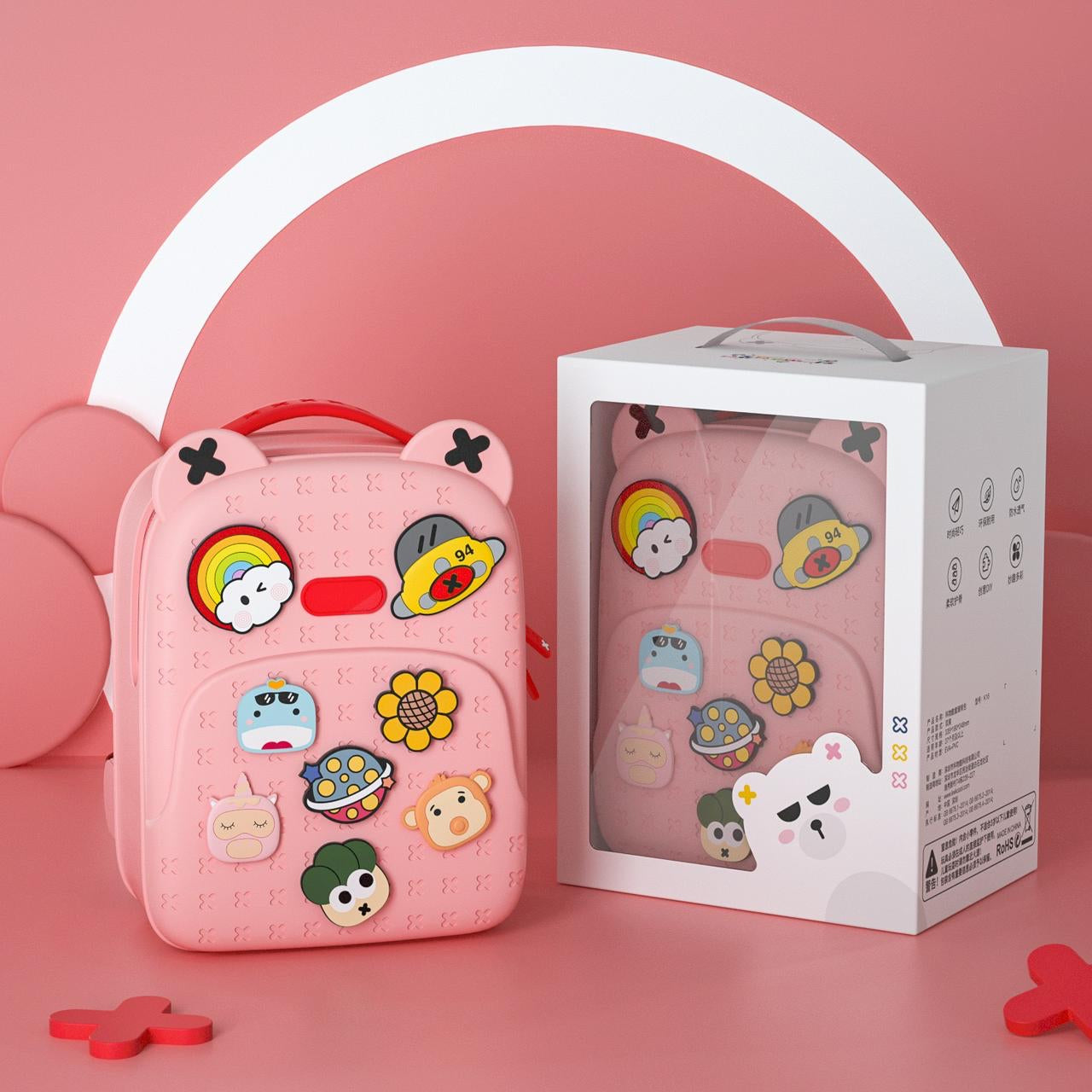Silicone Backpack With DIY Jibbitz