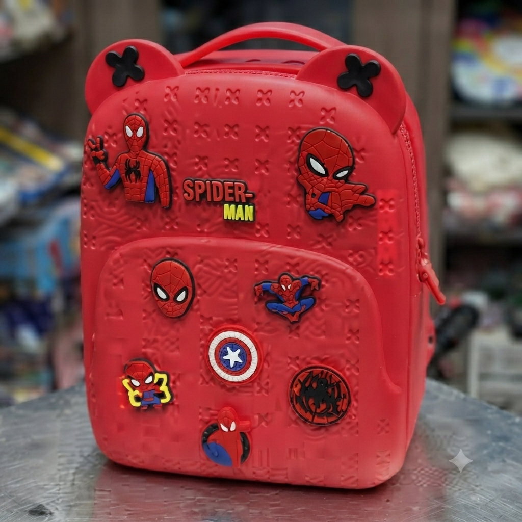 Spiderman - Silicone Backpack With DIY Jibbitz