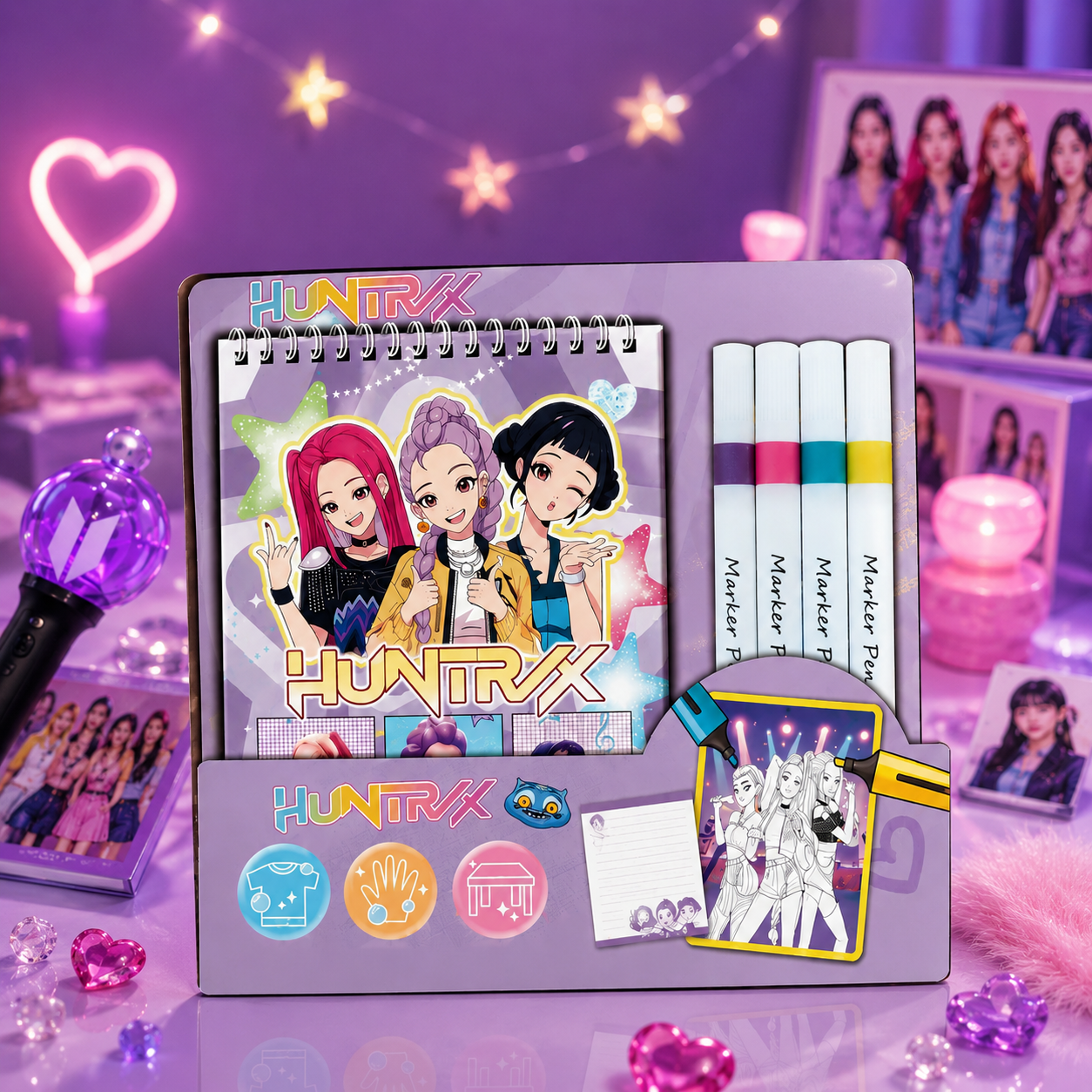K-Pop - Demon Hunter Coloring & Activity Kit