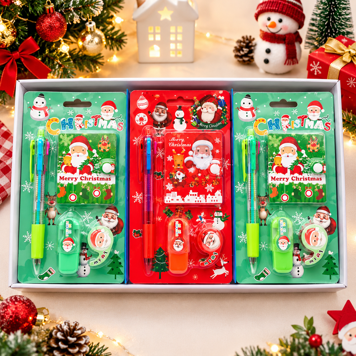 Christmas - Kids 4pcs Stationery Set