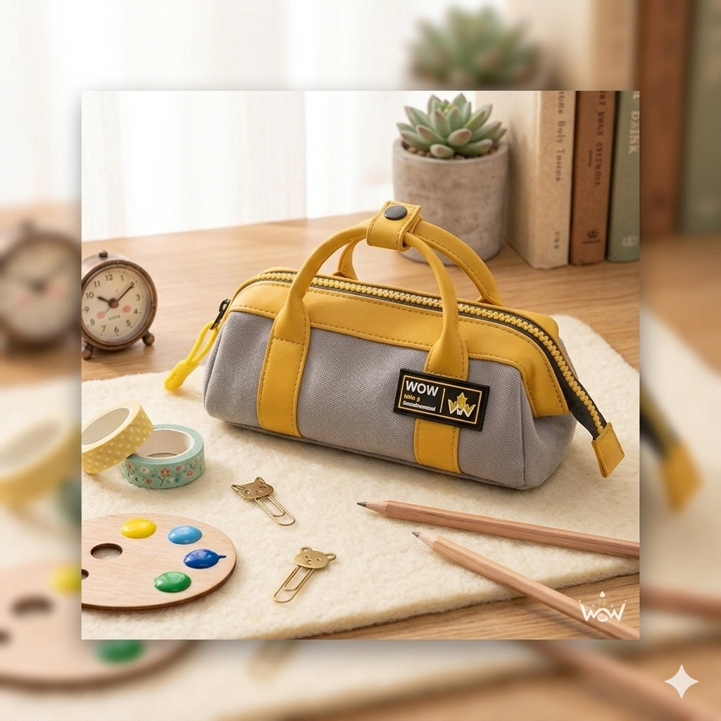 Grab Handle Pencil Pouch