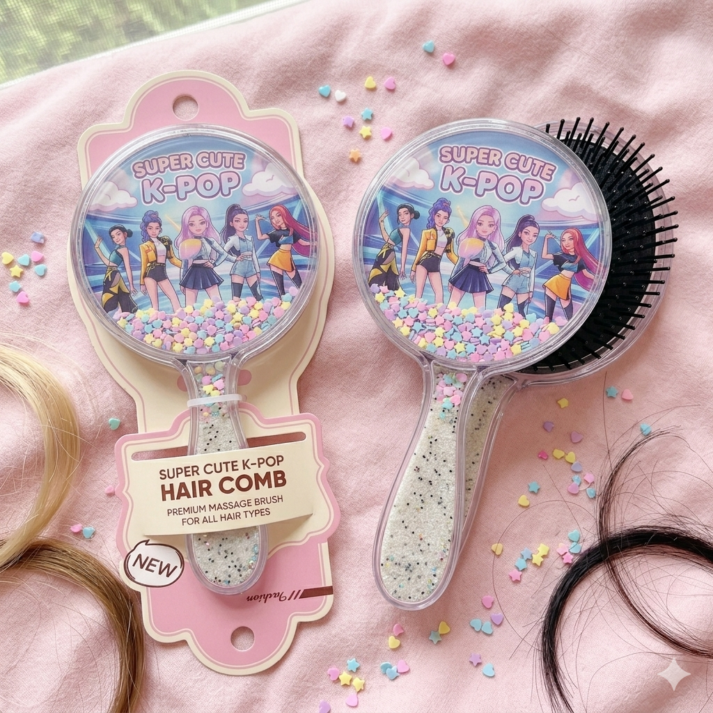 K-pop Stylist Glitter Comb | 1pcs