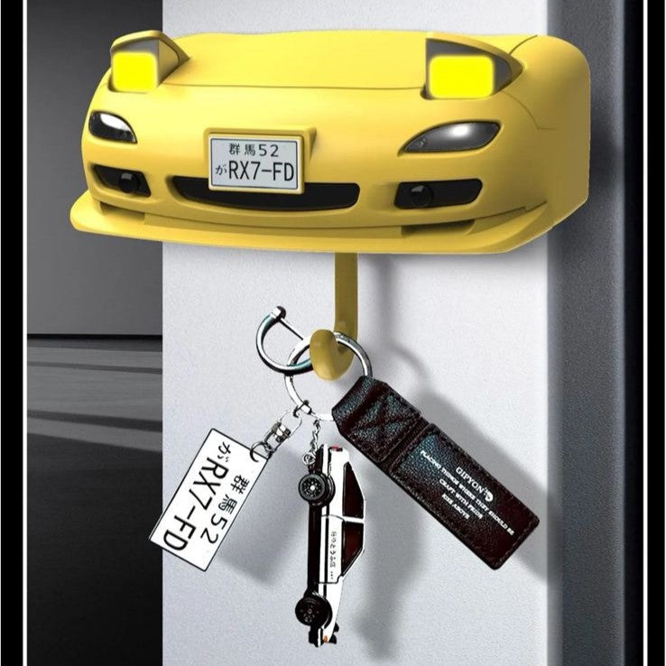 Vintage Car Open Headlight Key Holder