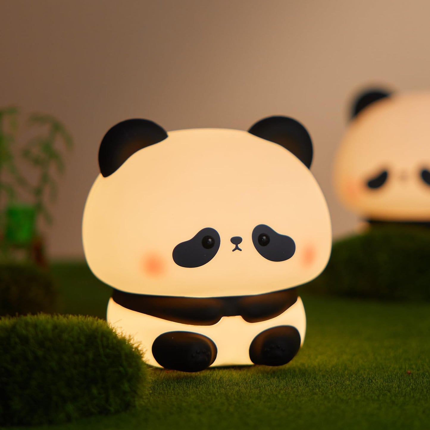Sitting Panda - Silicone Night Lamp