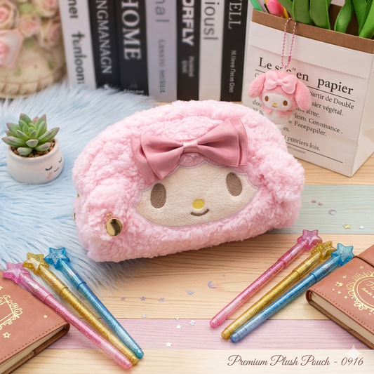 Premium Plush Pencil Pouch