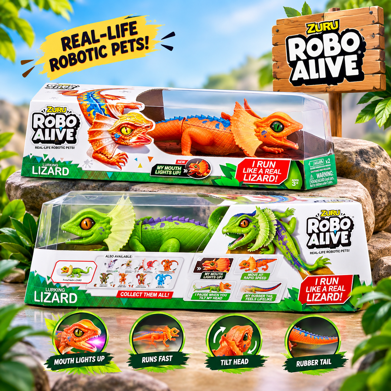 Zuru - Robo Alive | Lurking Lizard