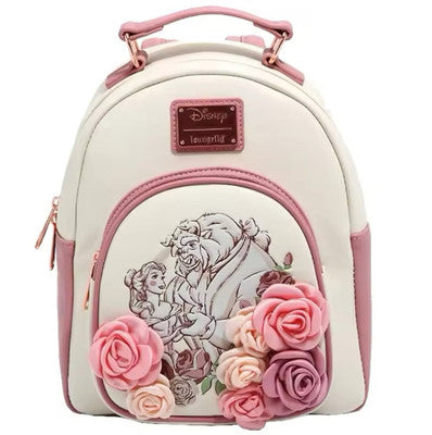 Loungefly - Disney Beauty and Beast Floral | Luxury Backpacks